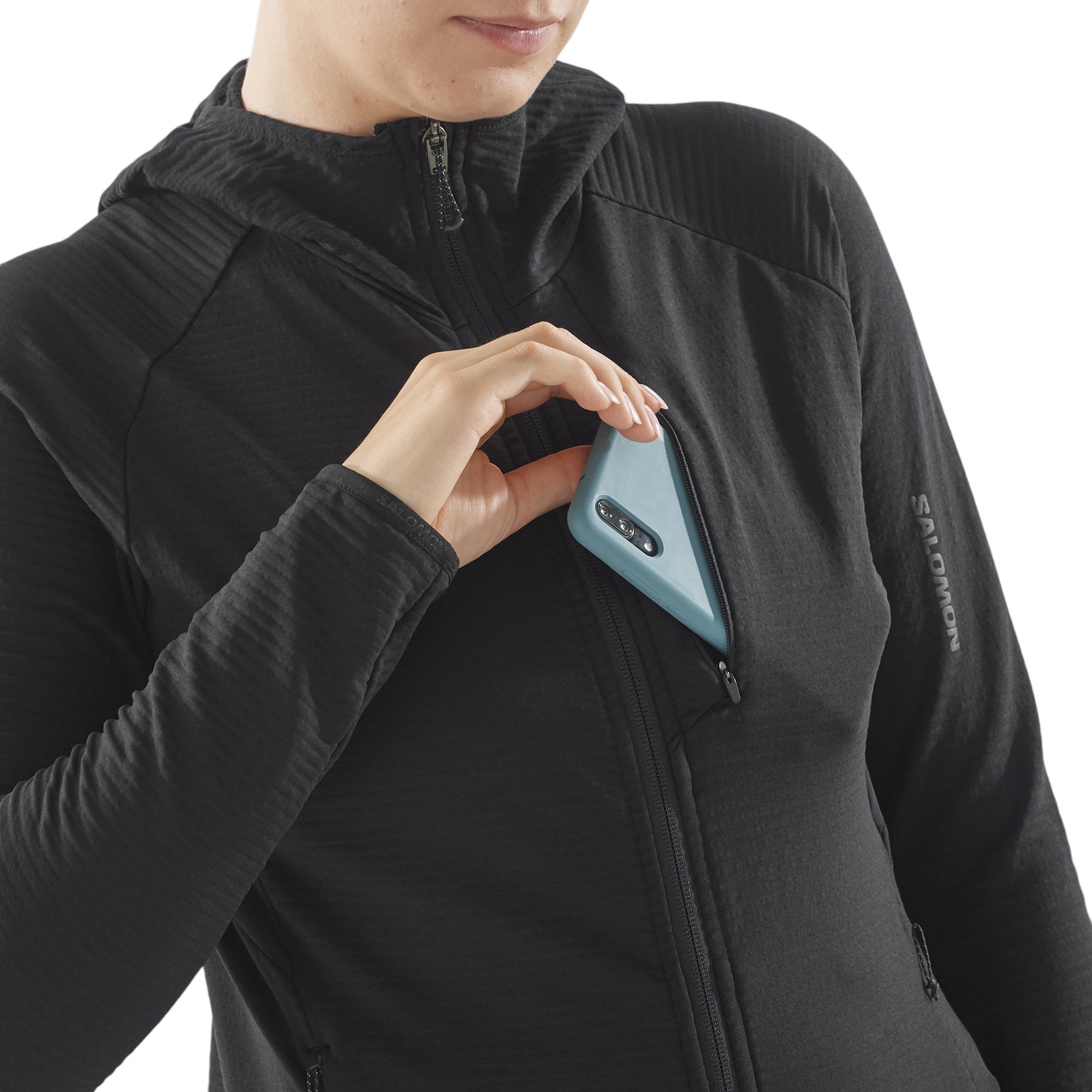 Salomon Women's Essential Lightwarm Full Zip Jacket product image