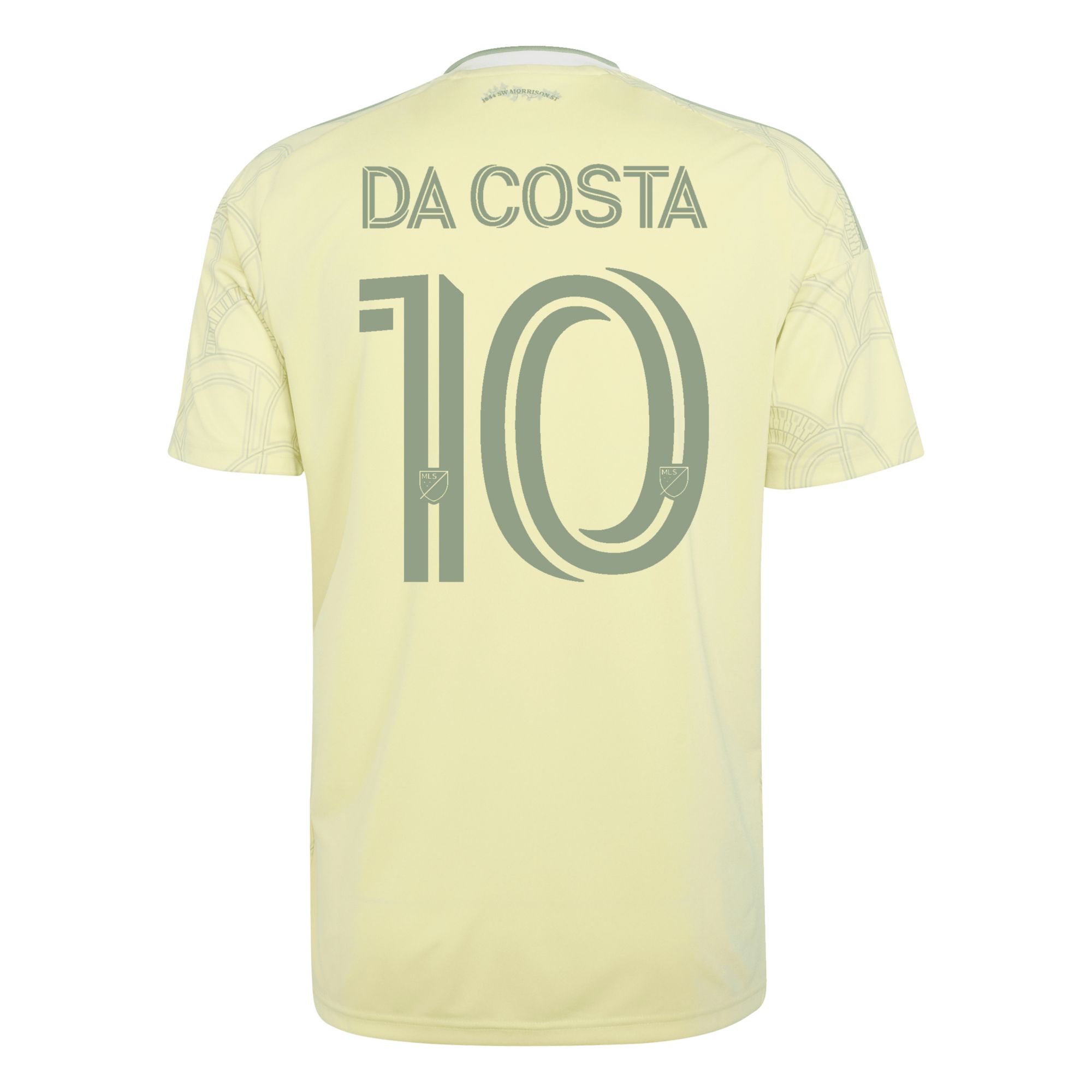 adidas Adult Portland Timbers David Da Costa #10 2026 Secondary Replica 'Civic Stadium Kit' Jersey product image