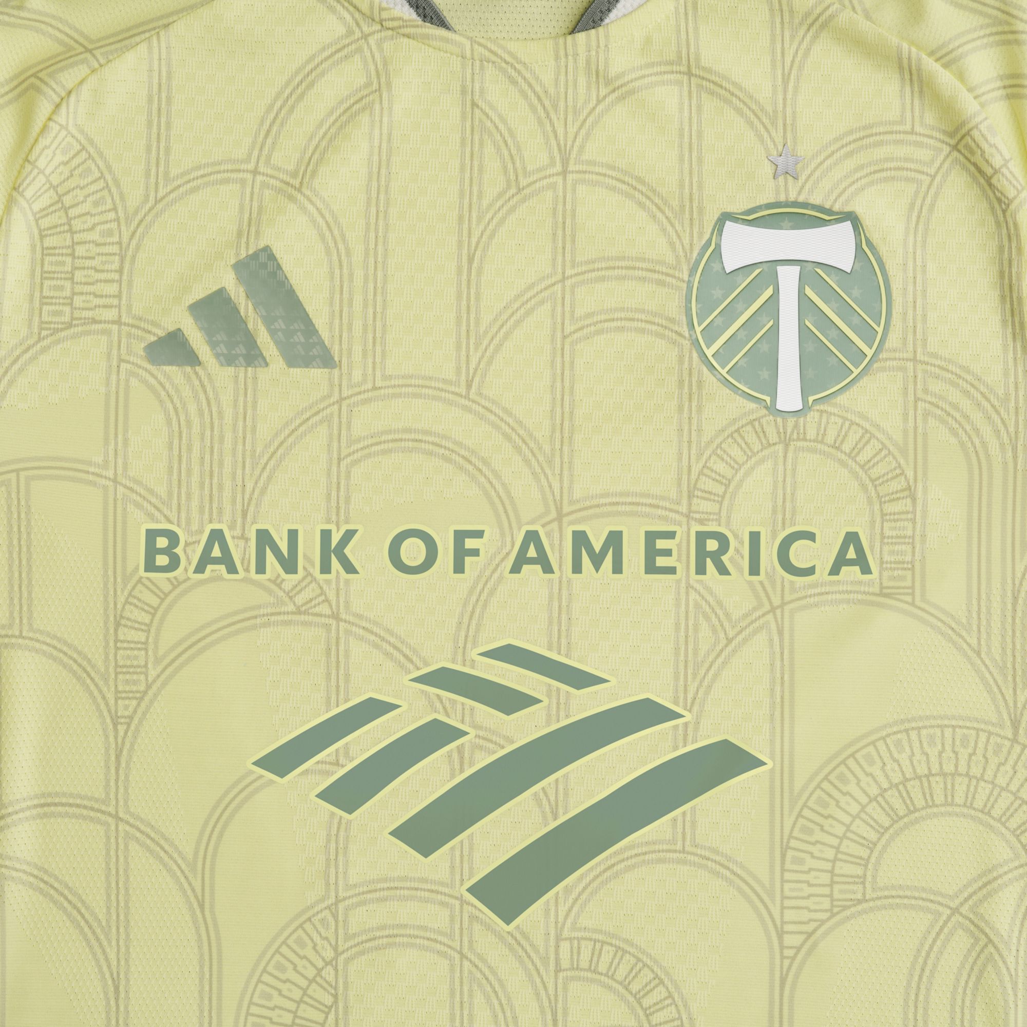 adidas Adult Portland Timbers 2026 Secondary Authentic 'Civic Stadium Kit' Jersey product image