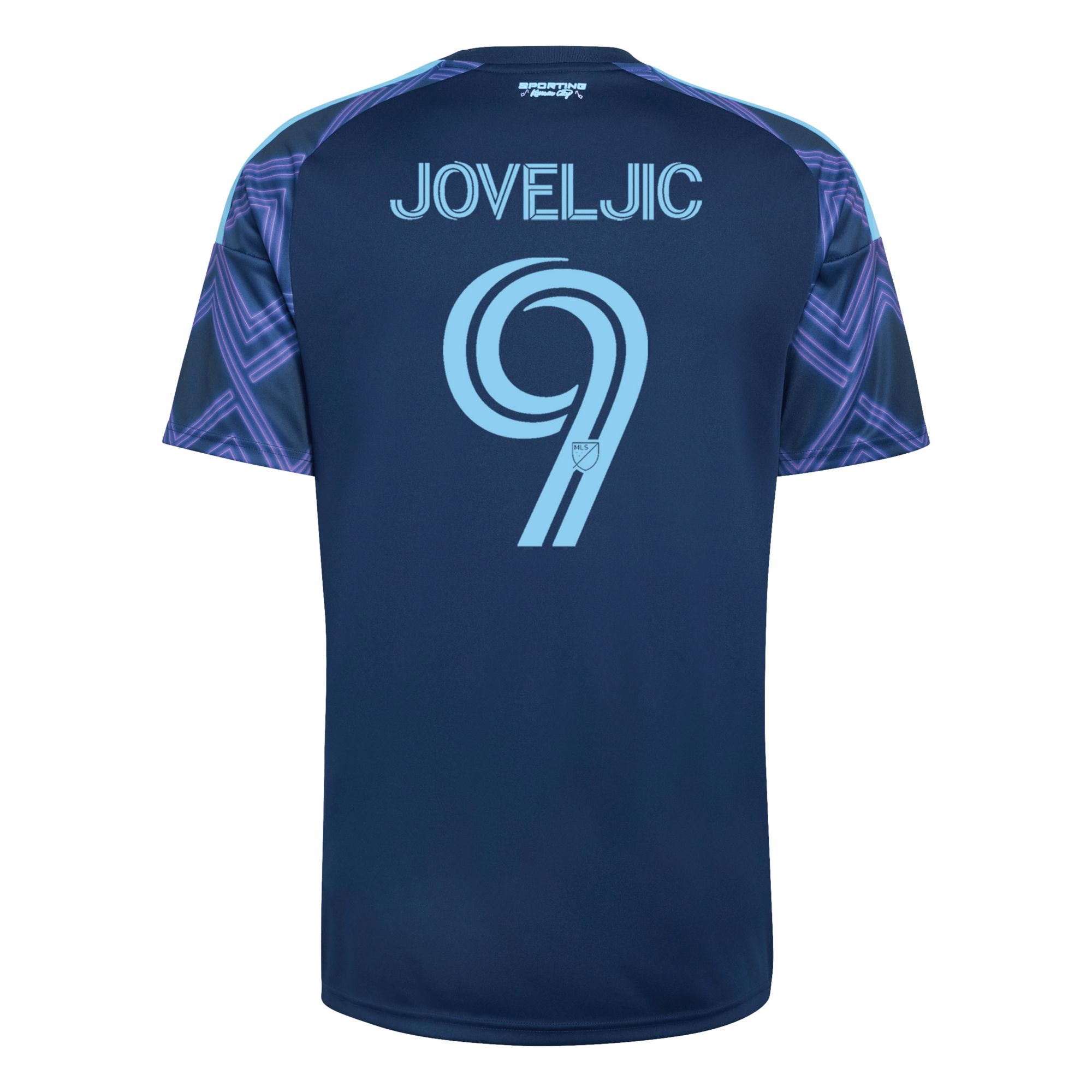 adidas Adult Sporting Kansas City Dejan Joveljic #9 2026 Secondary Replica 'The 18th & Vine Kit' Jersey product image