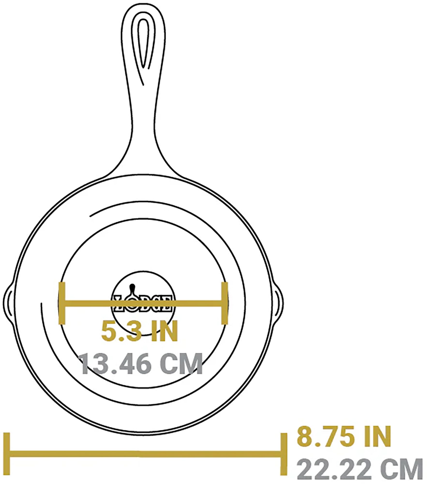 Lodge Chef Collection 8" Cast Iron Skillet product image
