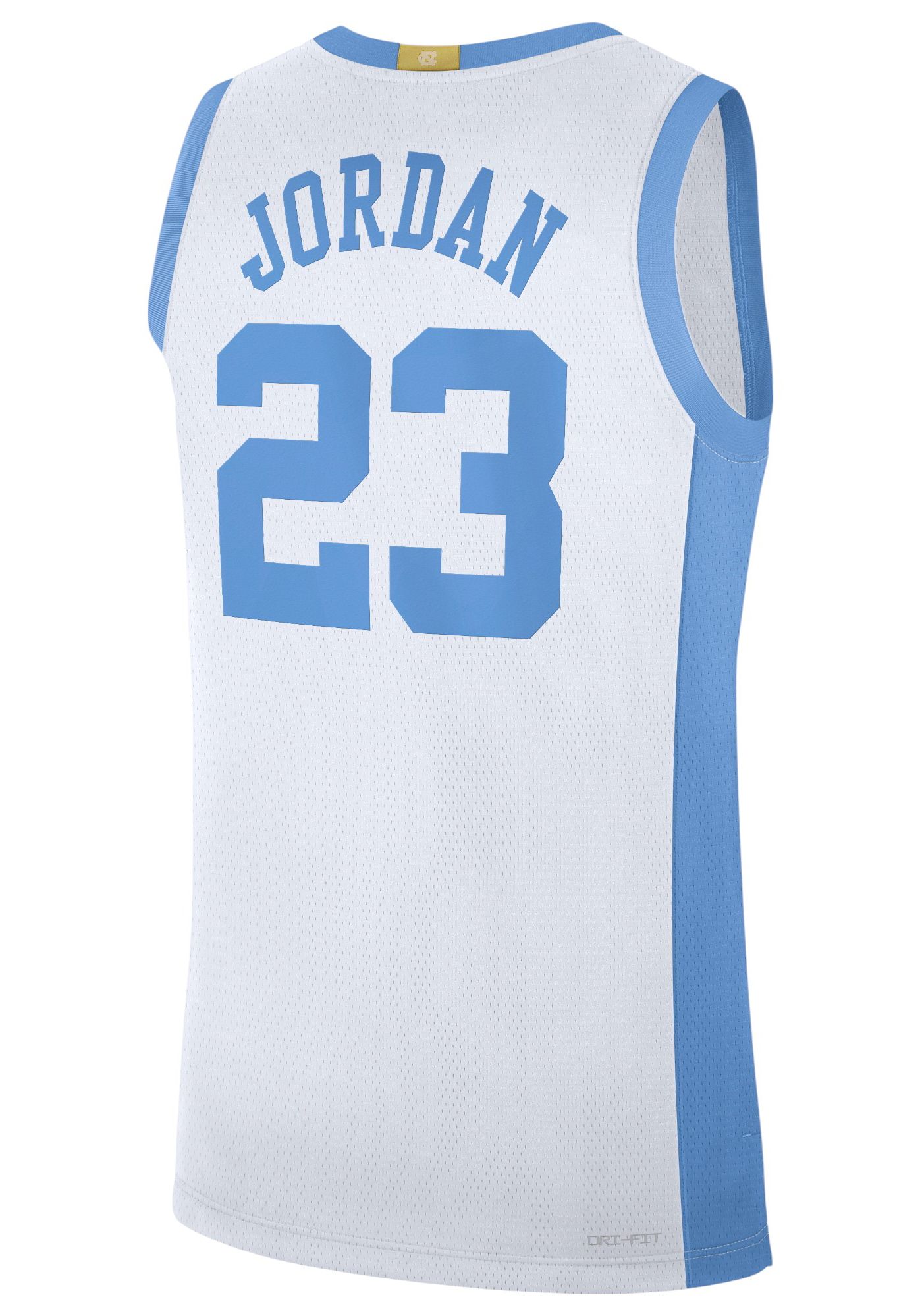 Nike Men s North Carolina Tar Heels Michael Jordan 23 White Replica Basketball Jersey Dick s Sporting Goods