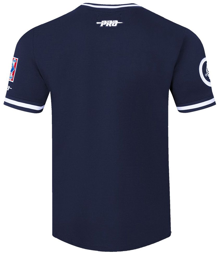 Pro Standard Men's Chicago Cubs Navy Retro Classic Double Knit T-Shirt product image