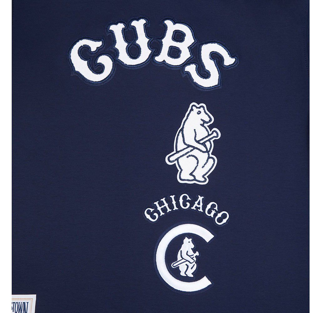 Pro Standard Men's Chicago Cubs Navy Retro Classic Double Knit T-Shirt product image