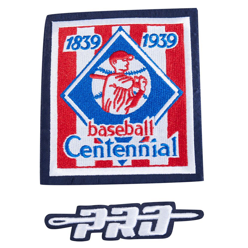 Pro Standard Men's Chicago Cubs Navy Retro Classic Double Knit T-Shirt product image