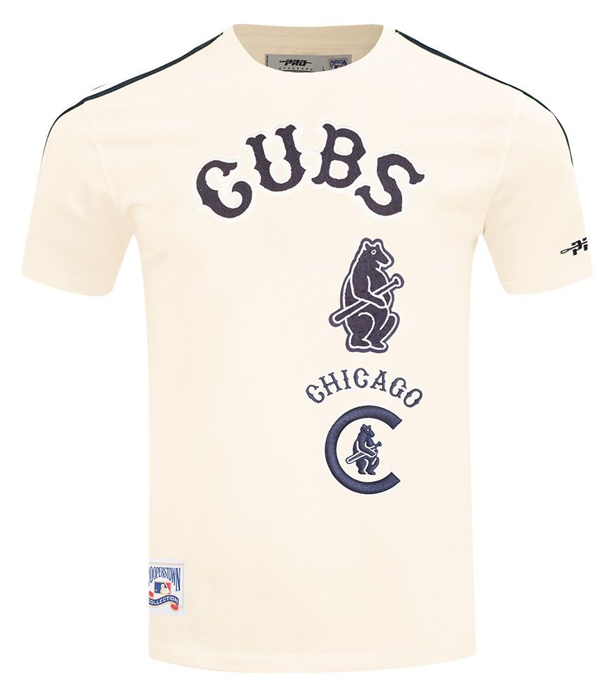 Pro Standard Men's Chicago Cubs Cream Retro Classic T-Shirt product image