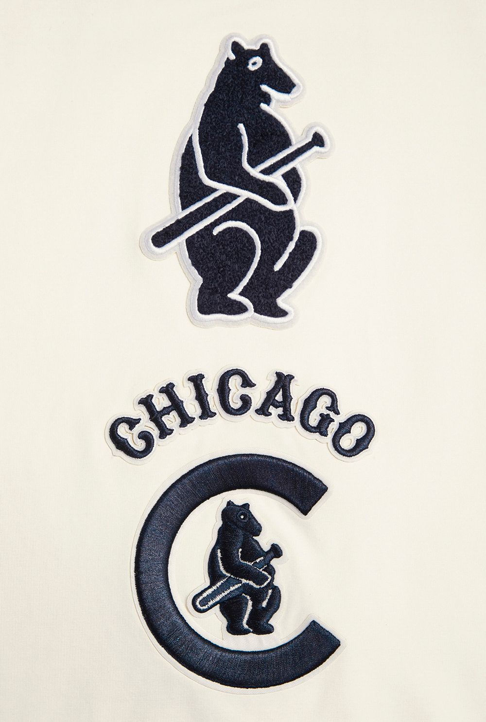 Pro Standard Men's Chicago Cubs Cream Retro Stripe T-Shirt product image