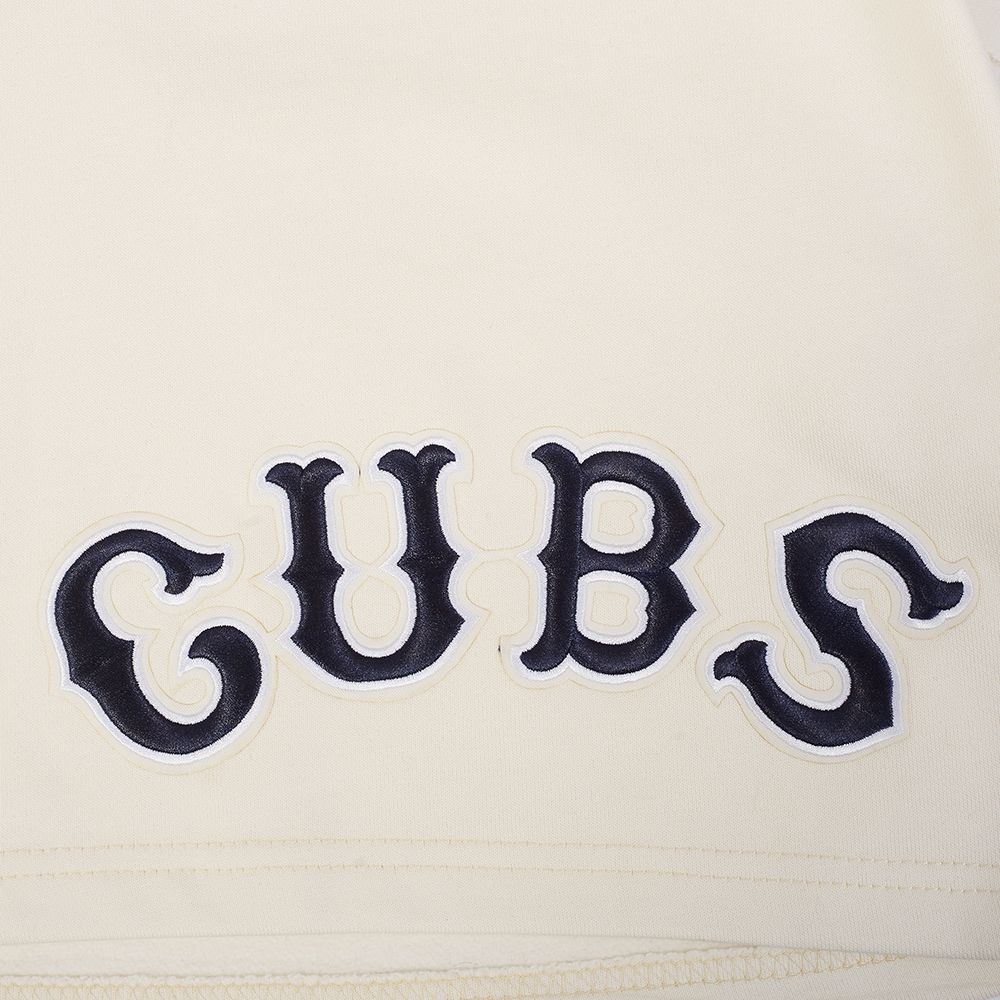 Pro Standard Men's Chicago Cubs Cream Retro Fleece Shorts product image