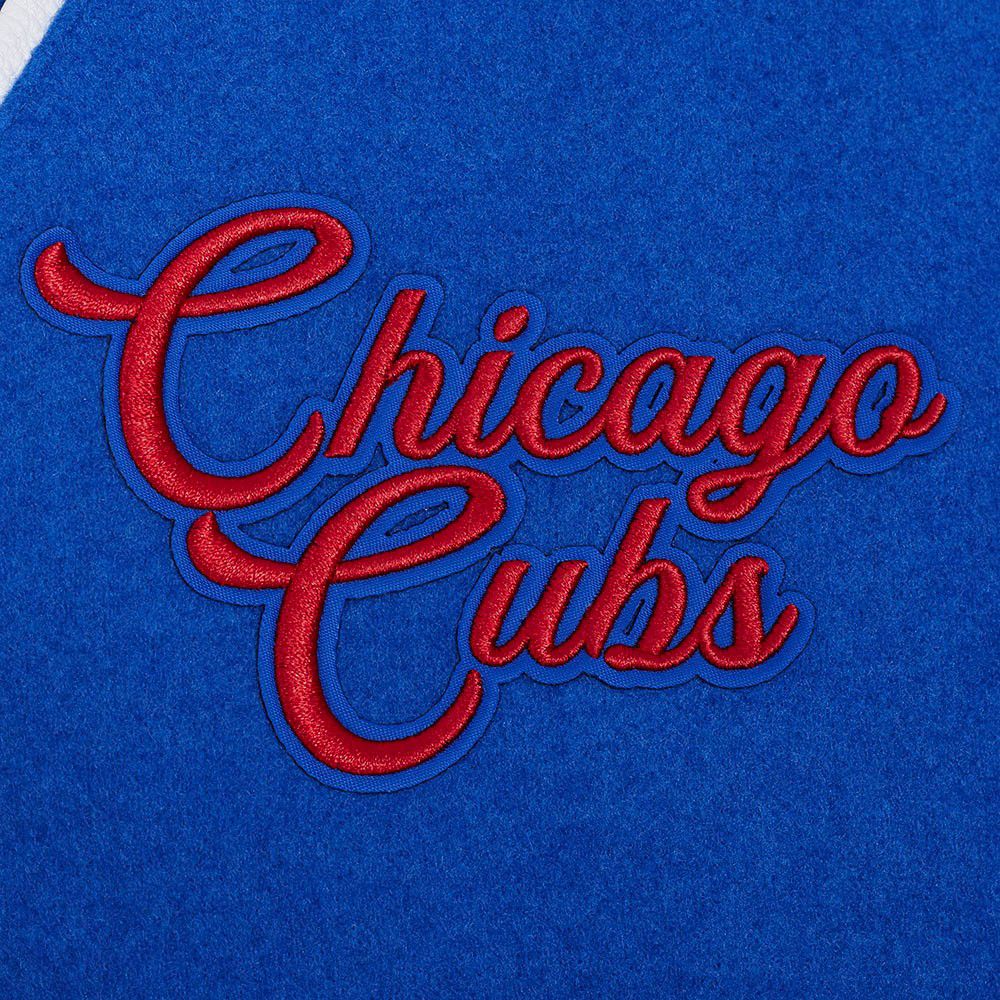 Pro Standard Men's Chicago Cubs Royal Rib Wool Jacket product image
