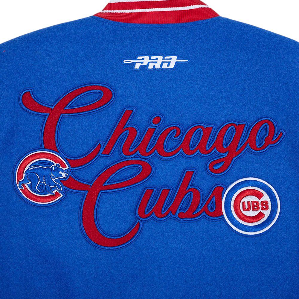Pro Standard Men's Chicago Cubs Royal Rib Wool Jacket product image