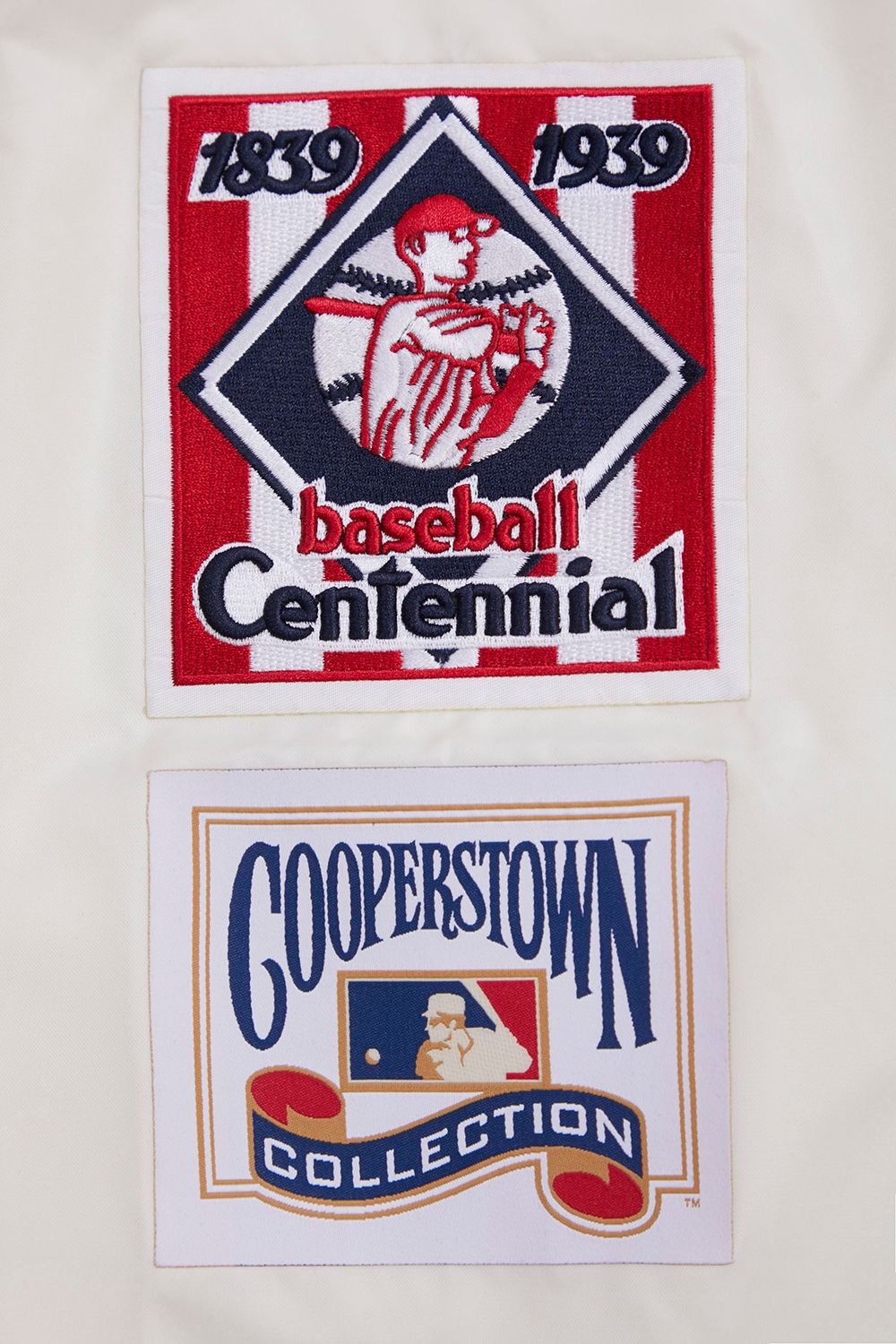 Pro Standard Men's Chicago Cubs Cream Retro Rib Satin Jacket product image