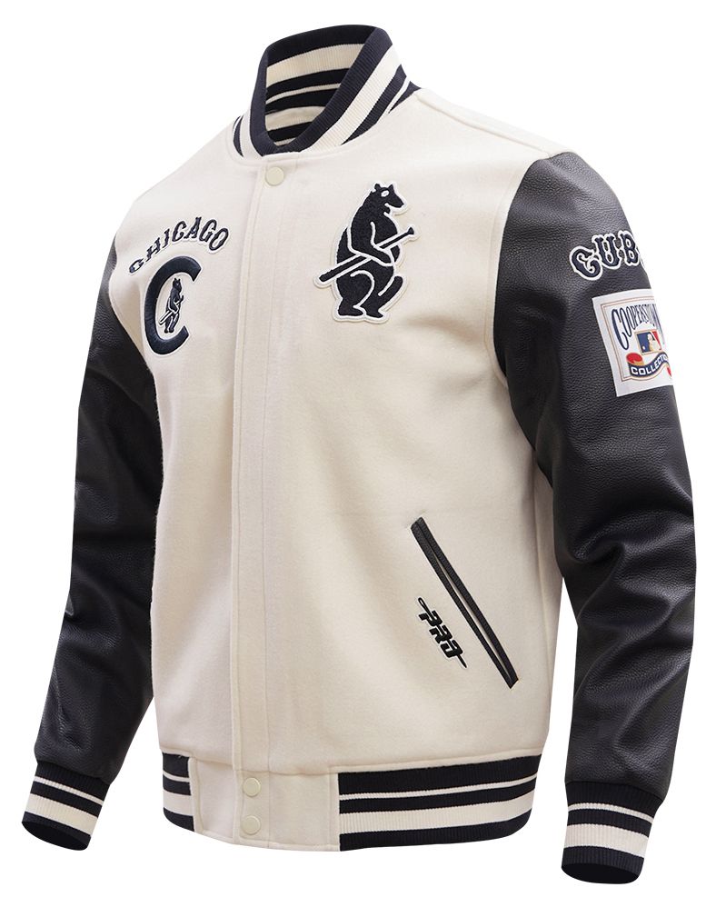Pro Standard Men's Chicago Cubs Wool Varsity Jacket product image