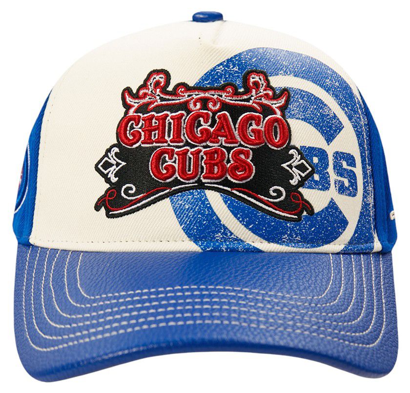 Pro Standard Adult Chicago Cubs Cream Wool Strapback Hat product image
