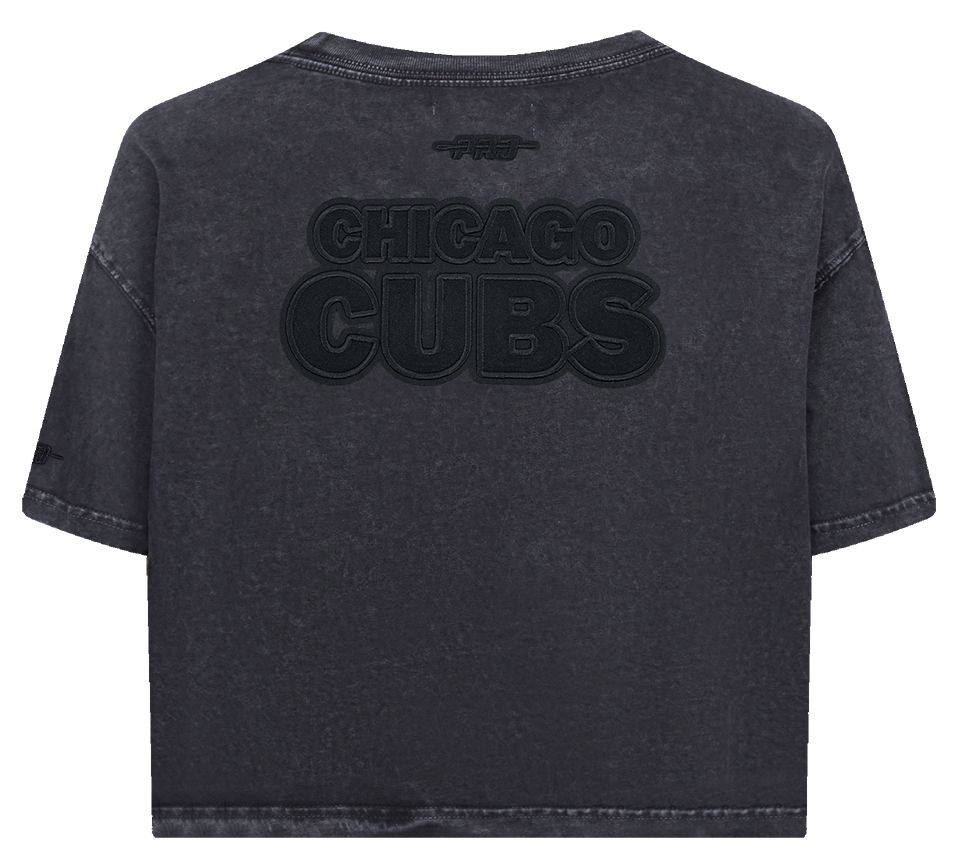 Pro Standard Women's Chicago Cubs Black Washed Classic T-Shirt product image