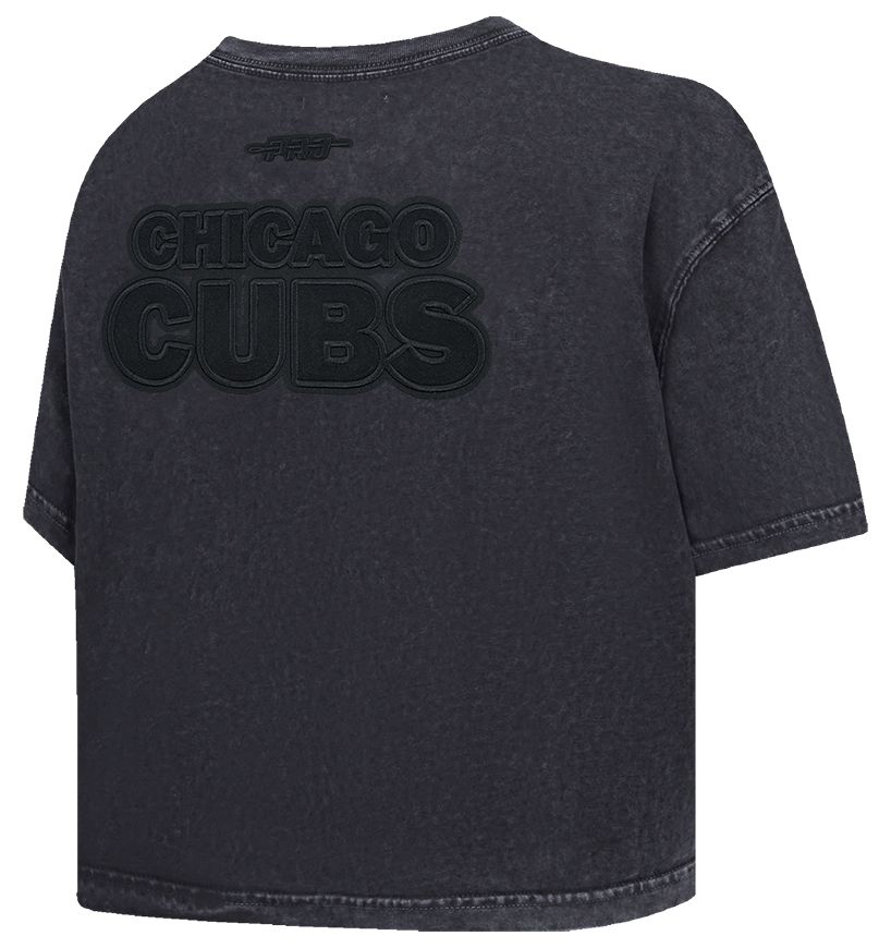 Pro Standard Women's Chicago Cubs Black Washed Classic T-Shirt product image