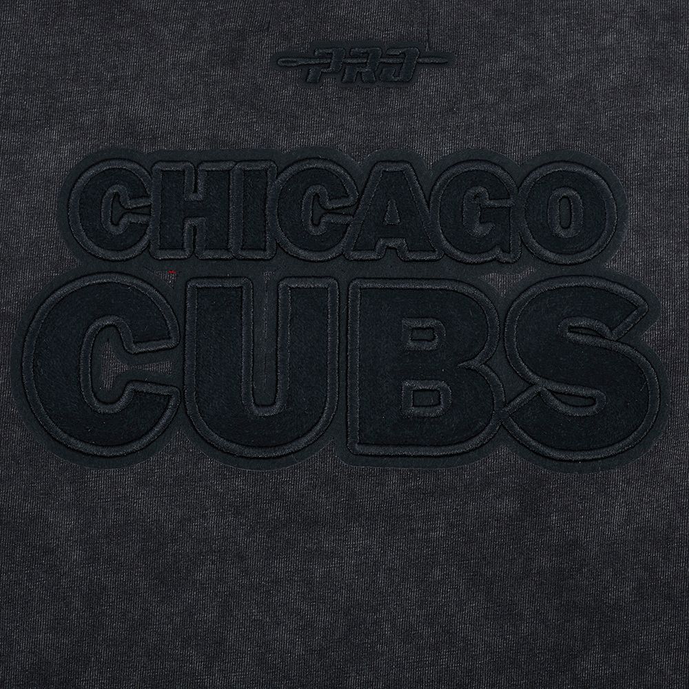 Pro Standard Women's Chicago Cubs Black Washed Classic T-Shirt product image