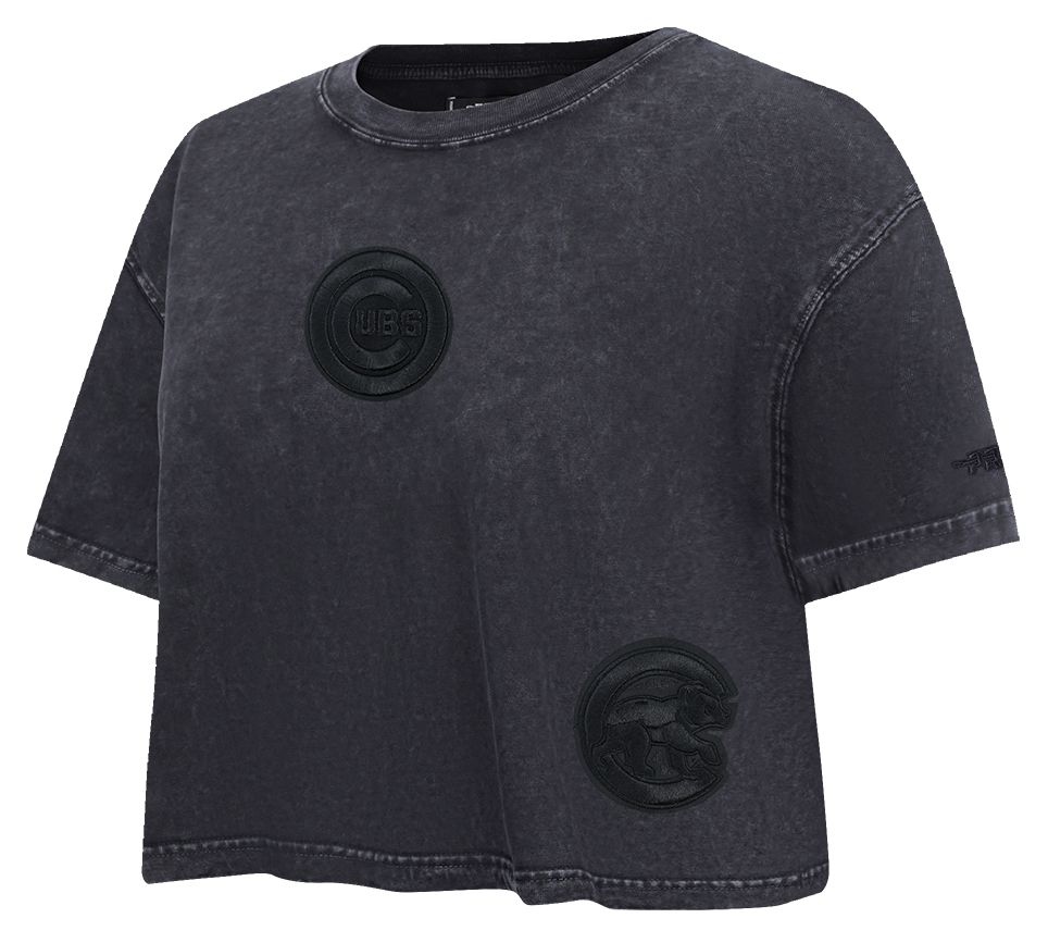 Pro Standard Women's Chicago Cubs Black Washed Classic T-Shirt product image
