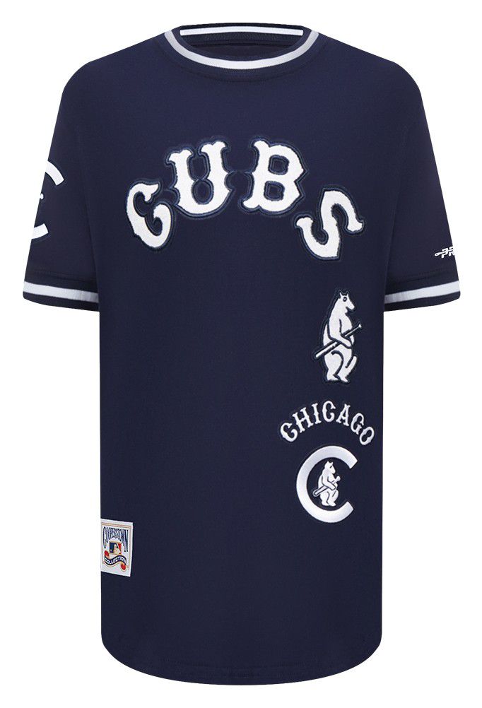 Pro Standard Youth Chicago Cubs Navy Classic Retro T-Shirt product image