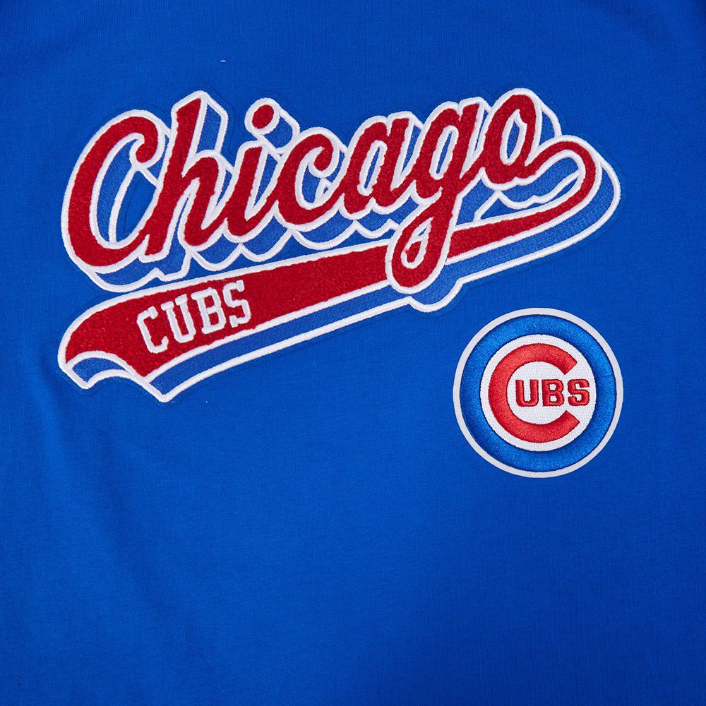 Pro Standard Youth Chicago Cubs Royal Blue Script Tail T-Shirt product image