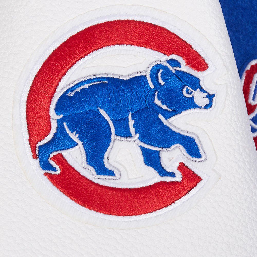 Pro Standard Youth Chicago Cubs Royal Blue Script Varsity Jacket product image