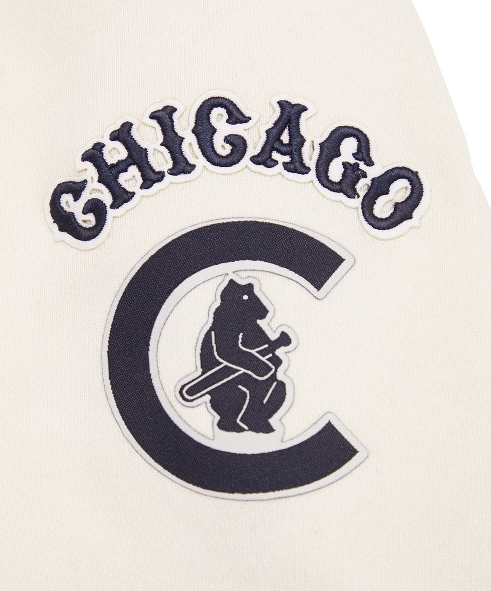 Pro Standard Women's Chicago Cubs Retro Cropped Fleece Hoodie product image