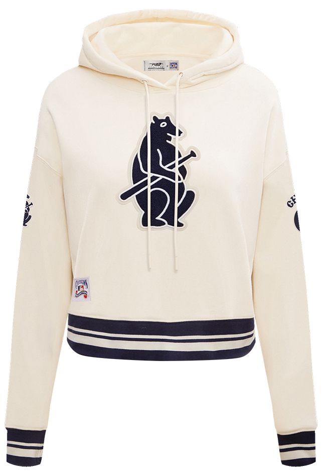 Pro Standard Women's Chicago Cubs Retro Cropped Fleece Hoodie product image