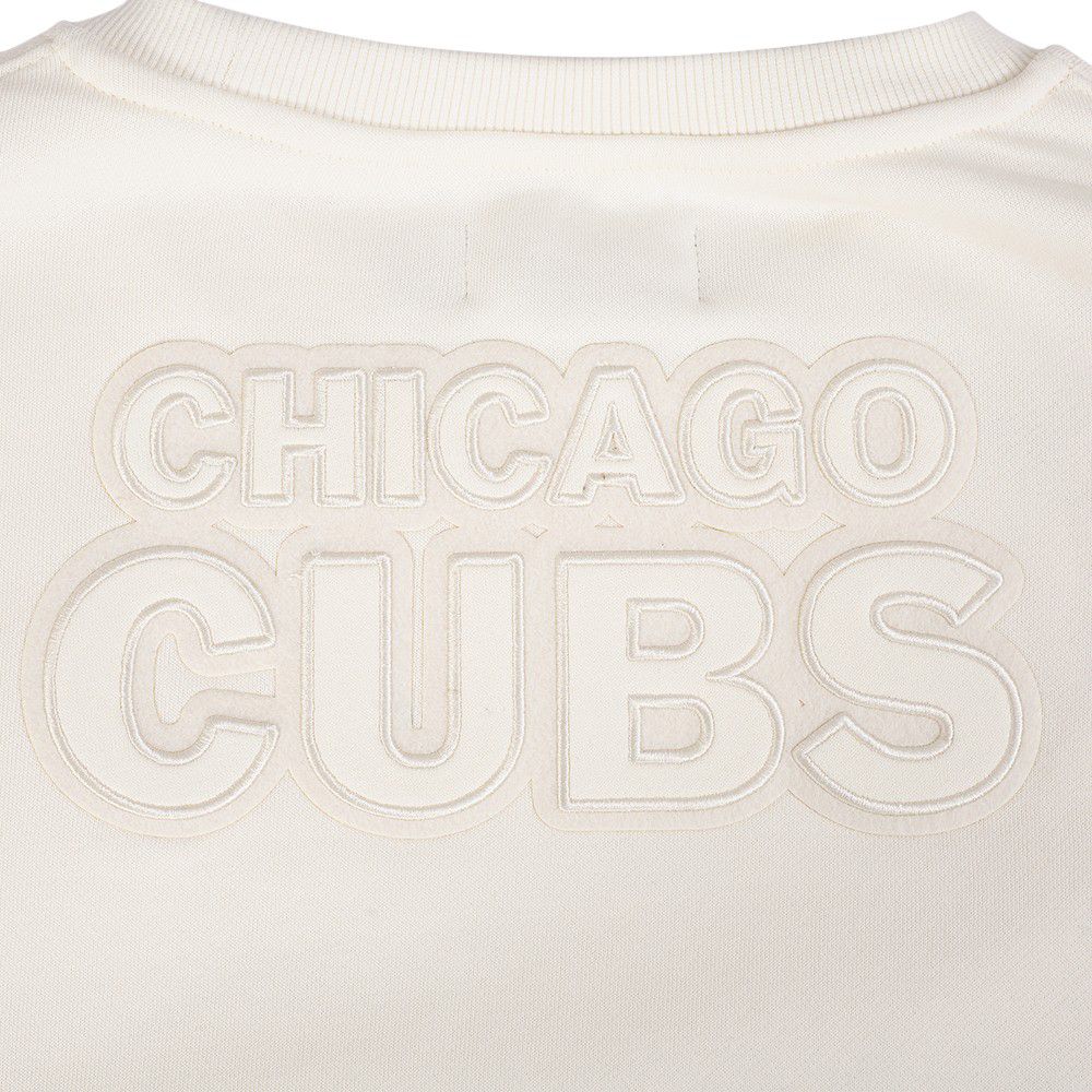 Pro Standard Women's Chicago Cubs Cream Classic Crewneck Sweatshirt product image