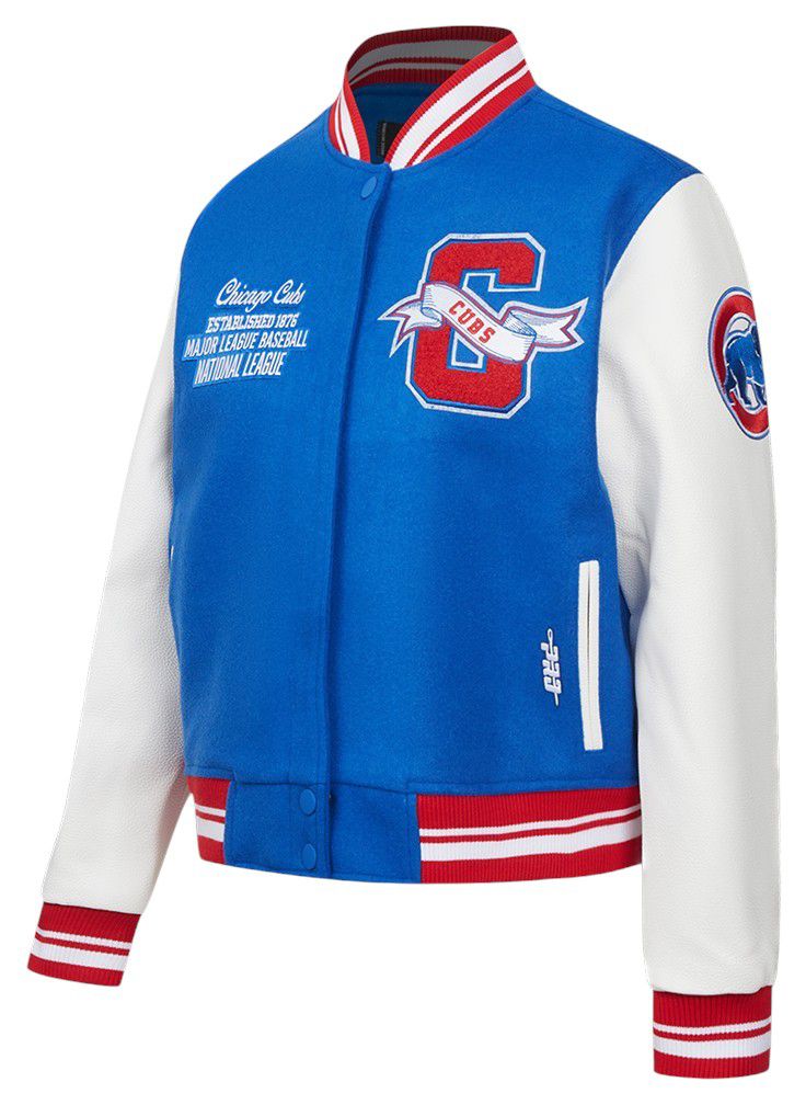 Pro Standard Women's Chicago Cubs Royal Varsity Jacket product image