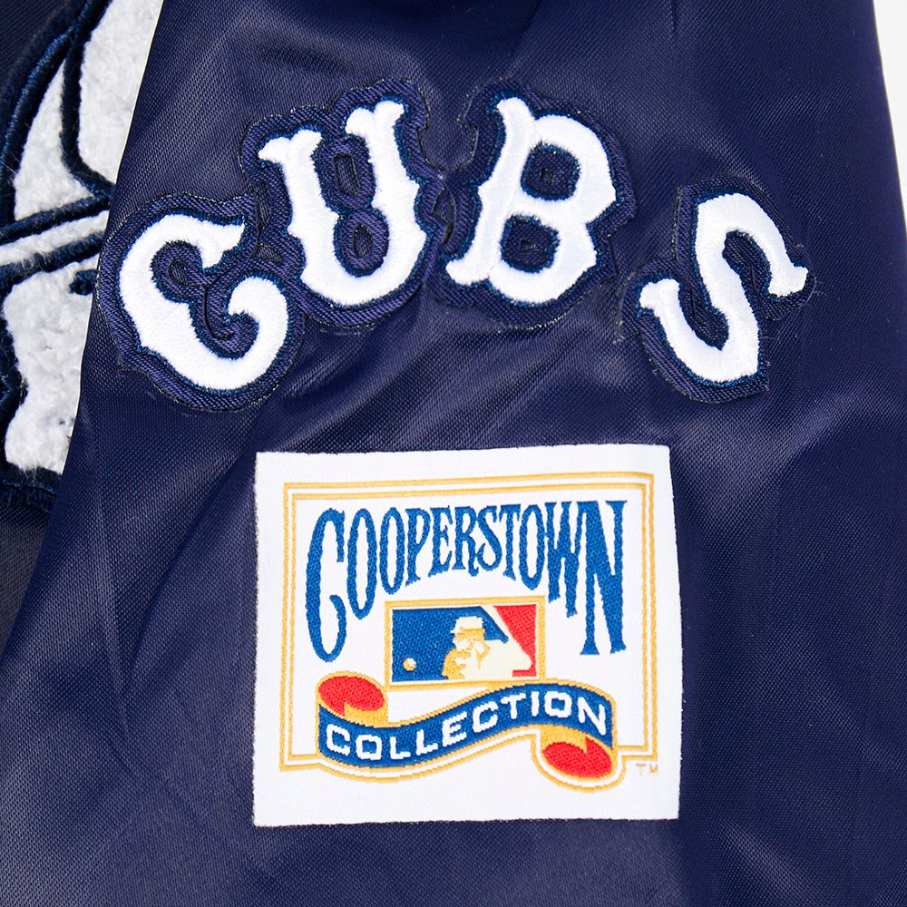 Pro Standard Boys' Chicago Cubs Navy Classic Satin Jacket product image