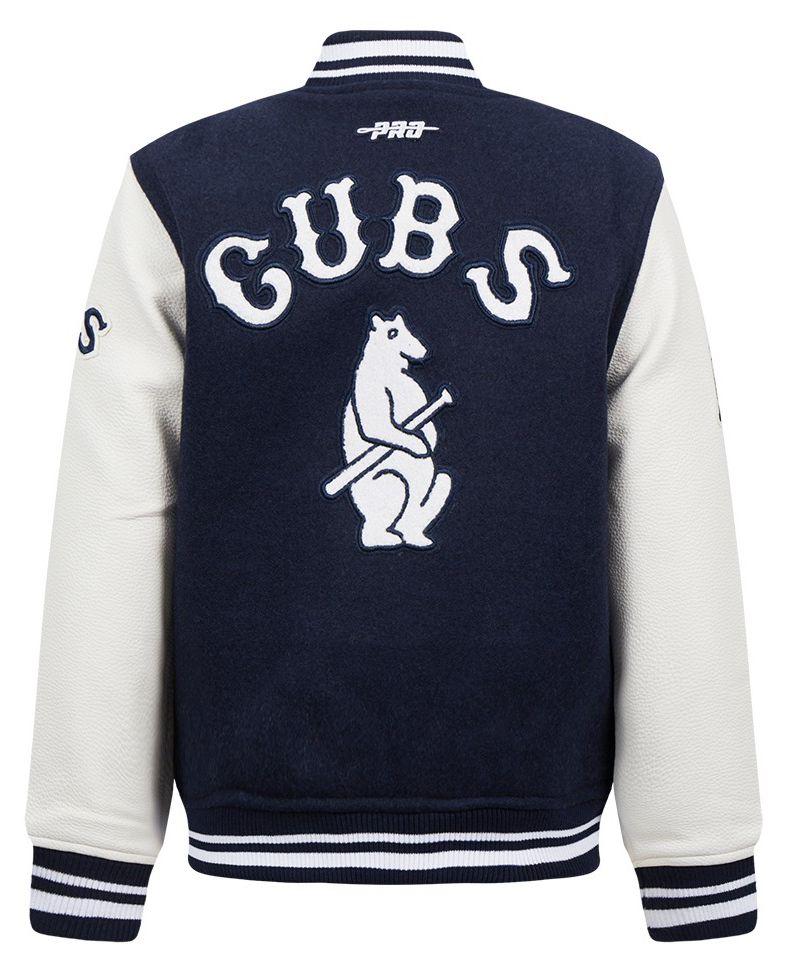 Pro Standard Boys' Chicago Cubs Navy Classic Varsity Jacket product image