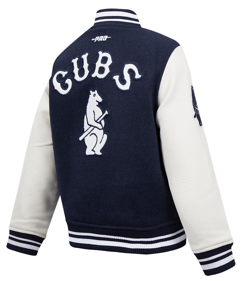 Pro Standard Boys' Chicago Cubs Navy Classic Varsity Jacket product image