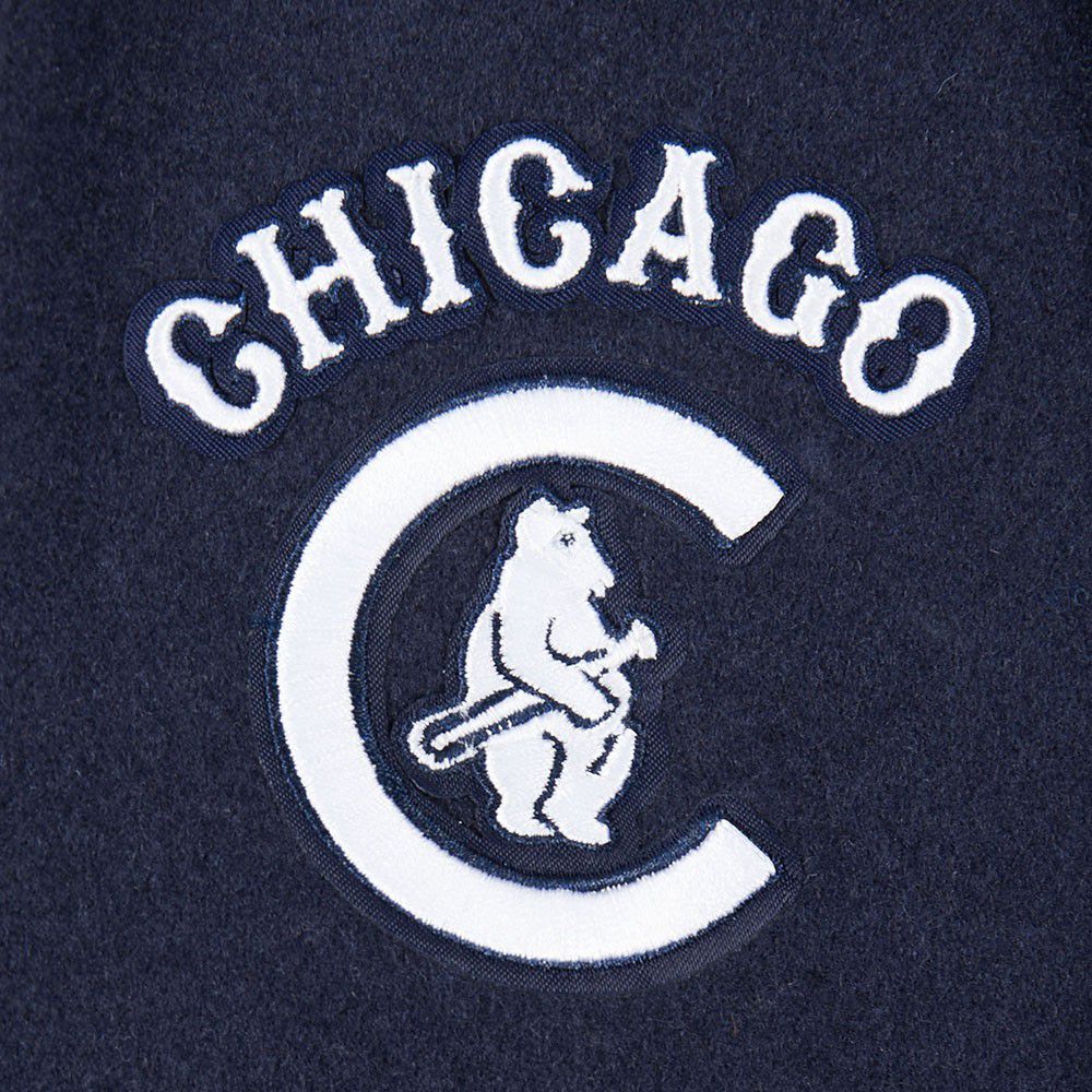 Pro Standard Boys' Chicago Cubs Navy Classic Varsity Jacket product image