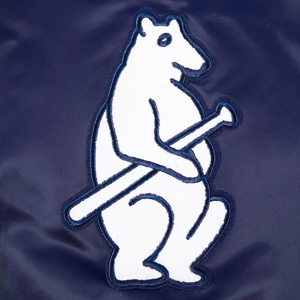 Pro Standard Toddler Chicago Cubs Navy Classic Satin Jacket product image