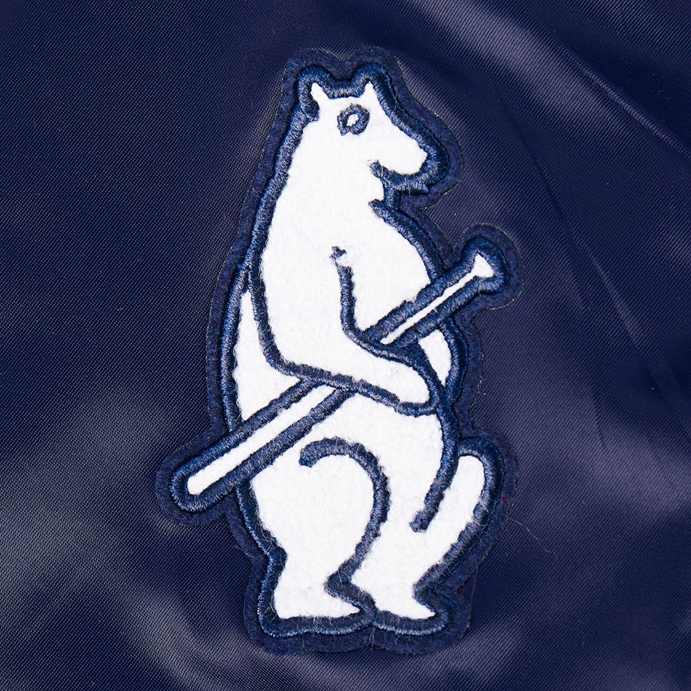 Pro Standard Toddler Chicago Cubs Navy Classic Satin Jacket product image