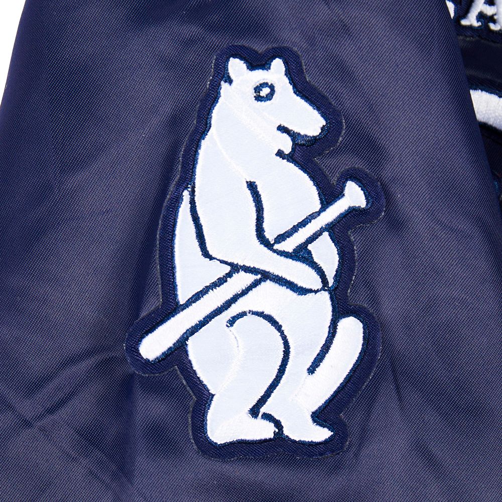 Pro Standard Toddler Chicago Cubs Navy Classic Satin Jacket product image