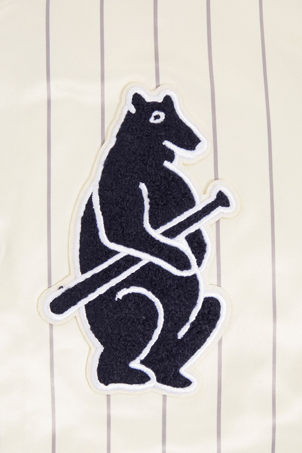 Pro Standard Women's Chicago Cubs Cream Satin Jacket product image