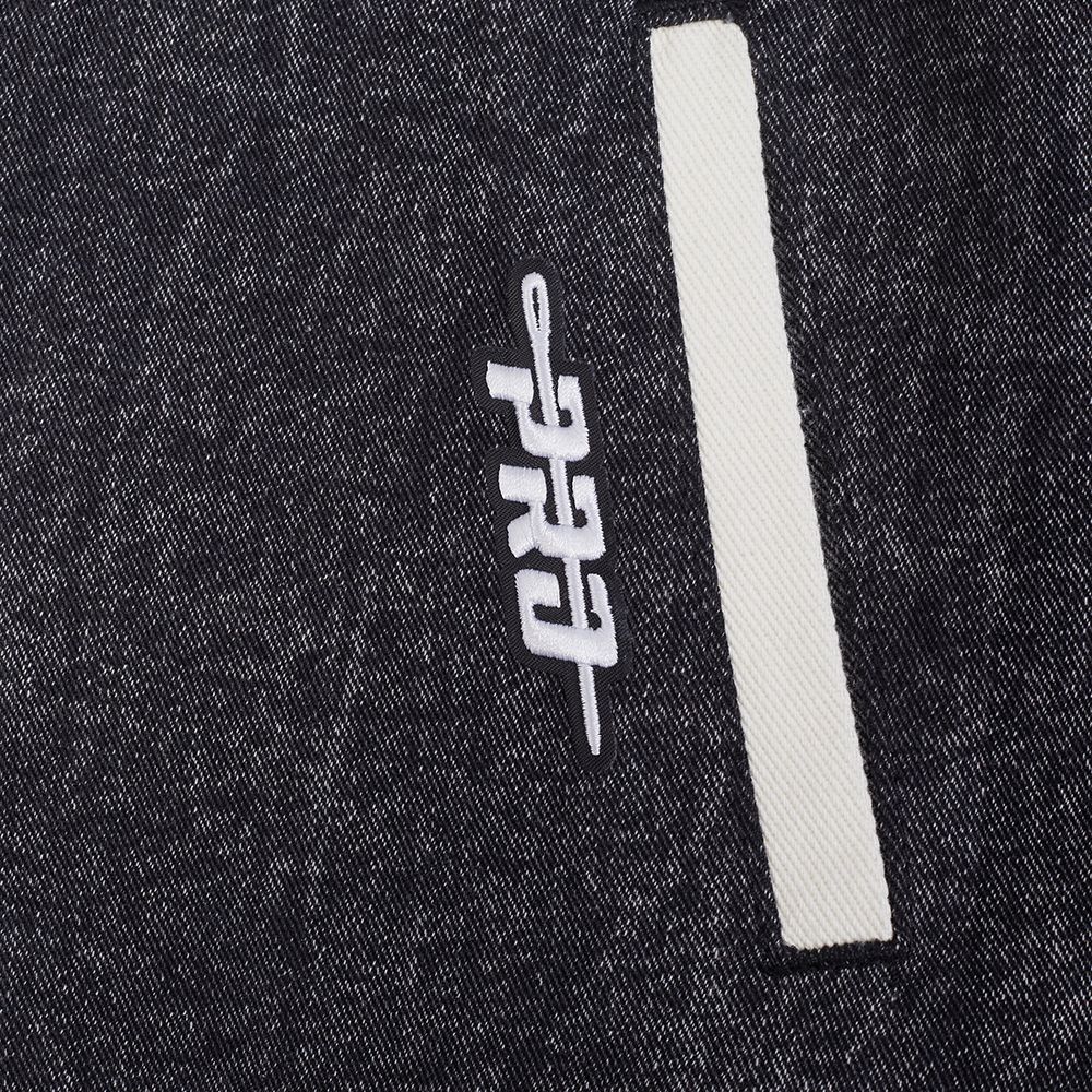 Pro Standard Women's Chicago Cubs Black Rebel Athletics Denim Jacket product image