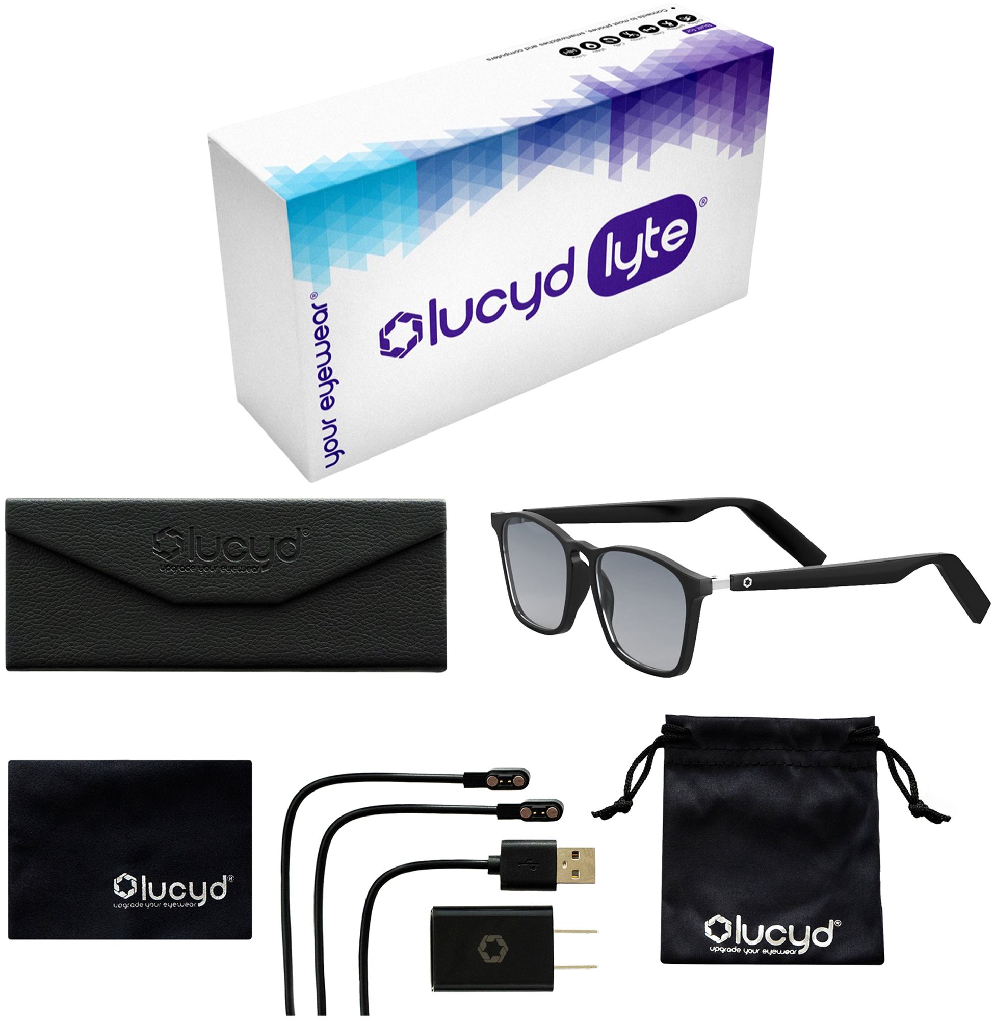 Lucyd Lyte Darkside Bluetooth Sunglasses product image