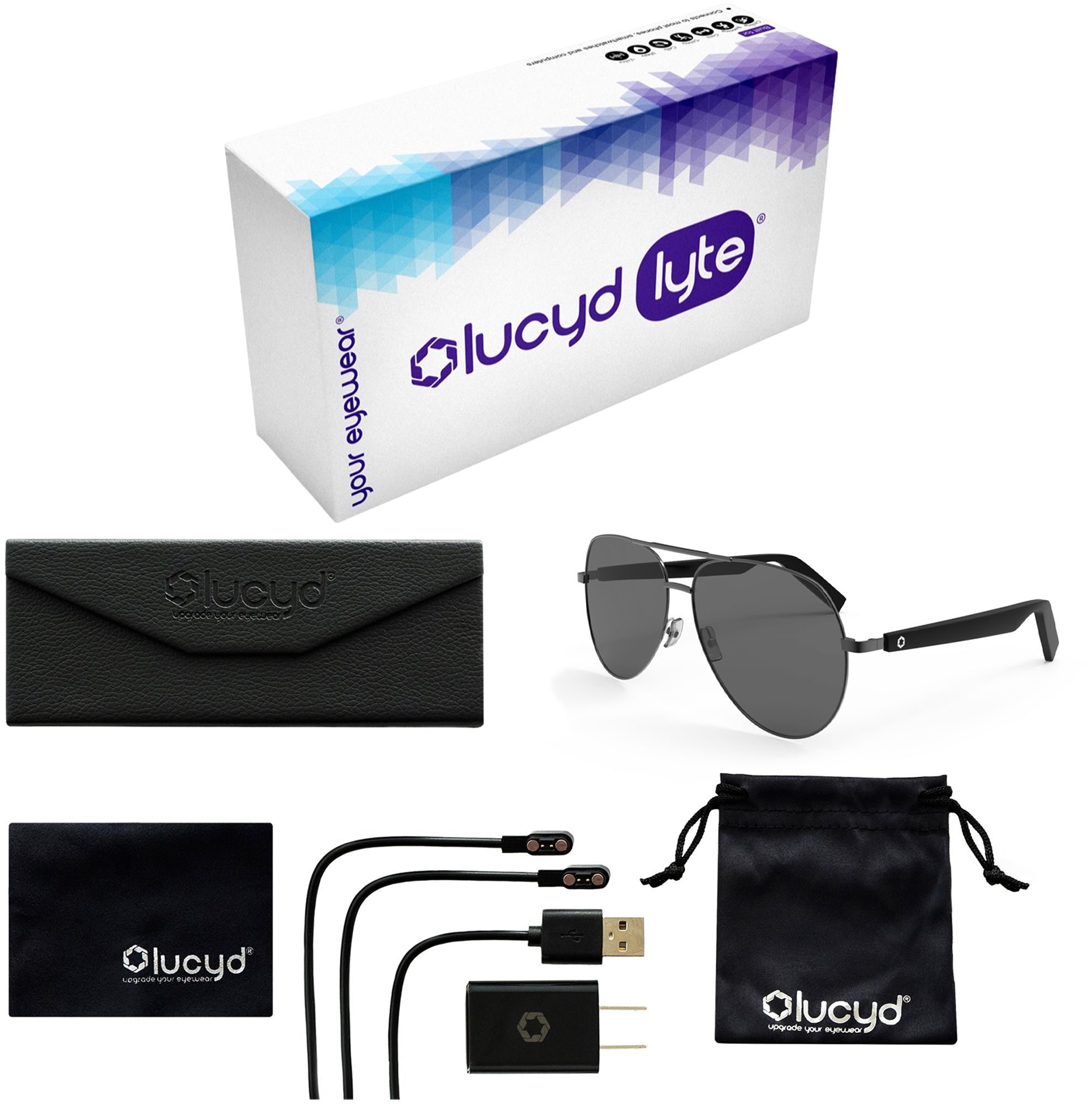 Lucyd Lyte Antimatter Bluetooth Sunglasses product image