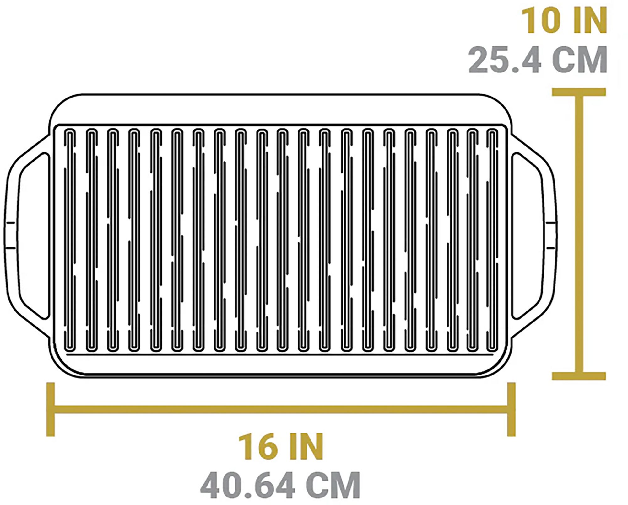 Lodge Chef Collection 19.5" x 10" Cast Iron Reversible Grill/Griddle product image