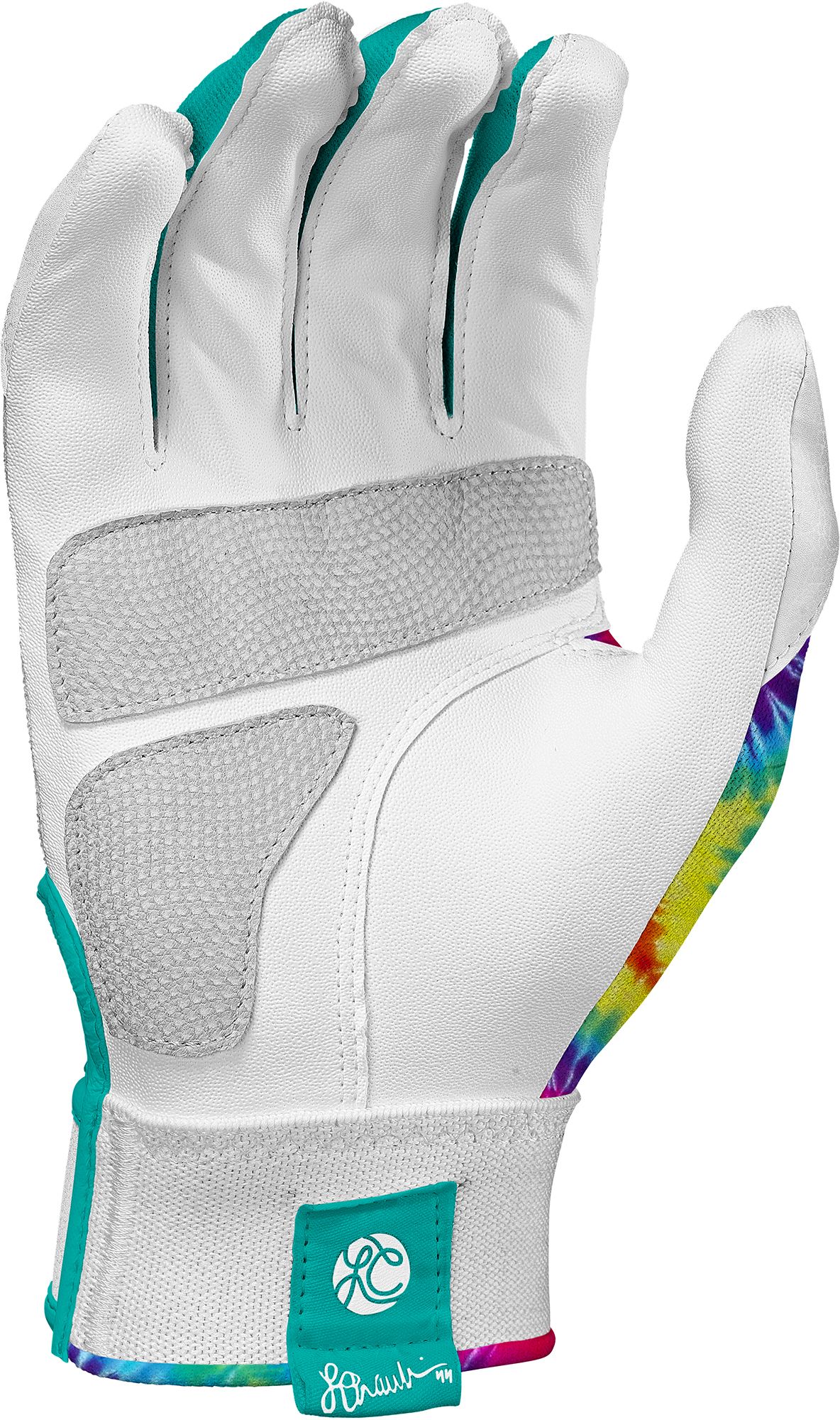 Easton Girls' Lauren Chamberlain Elite Softball Tie Dye Batting Gloves product image