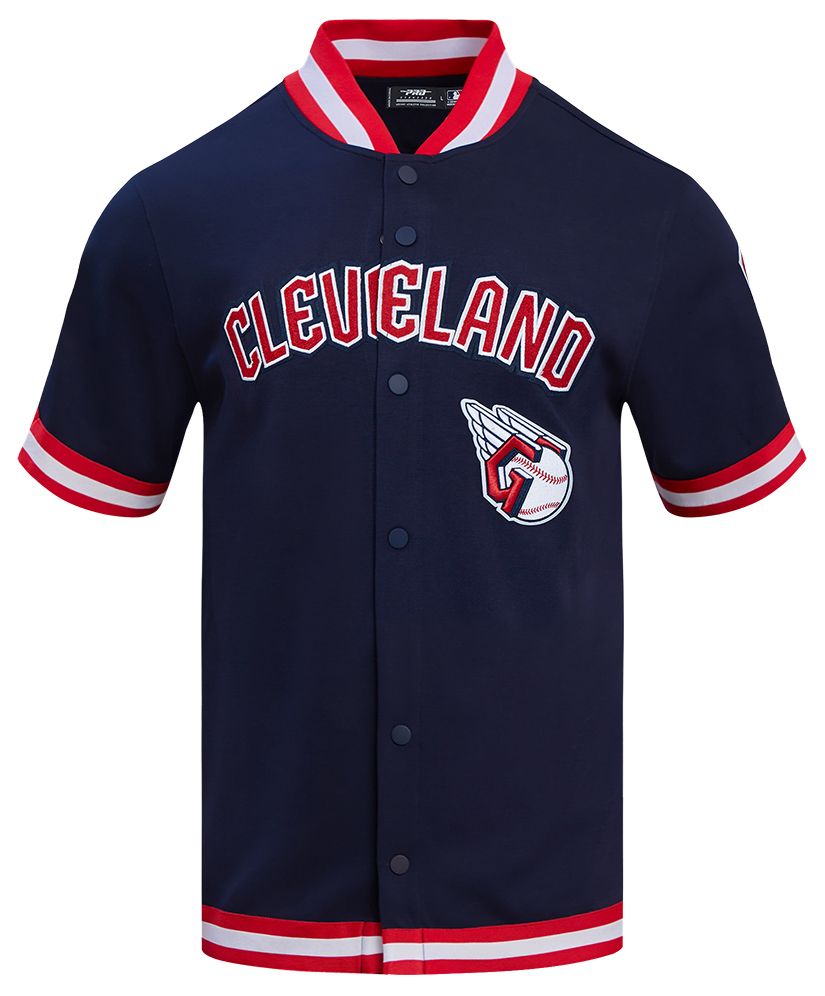 Pro Standard Men's Cleveland Guardians Navy Warmup Jacket product image