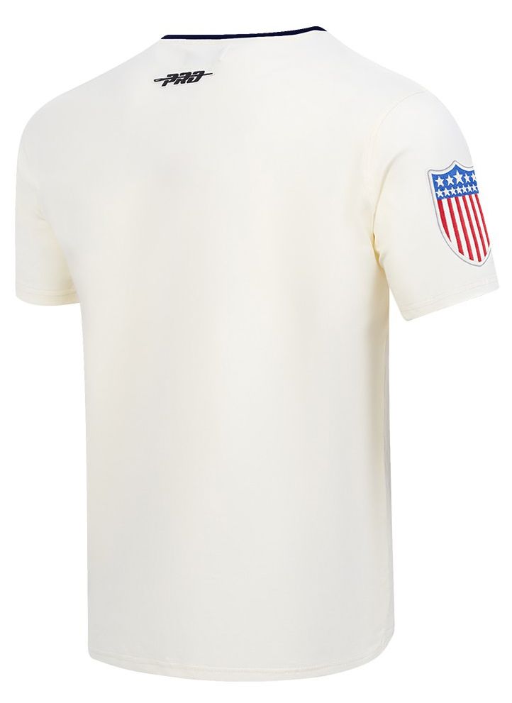 Pro Standard Men's Cleveland Guardians Cream Modern Originals T-Shirt product image