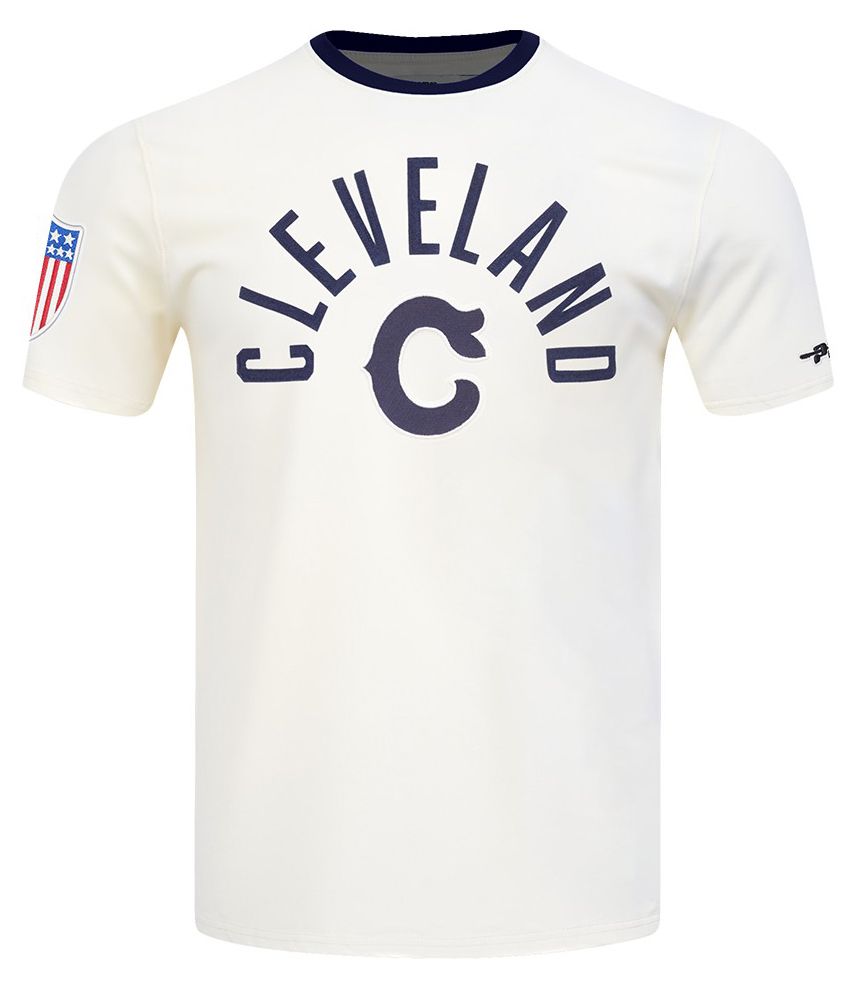 Pro Standard Men's Cleveland Guardians Cream Modern Originals T-Shirt product image