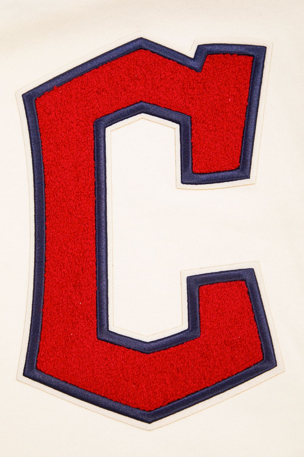 Pro Standard Men's Cleveland Guardians Cream Classic Retro Pullover Hoodie product image