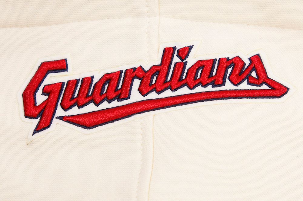 Pro Standard Men's Cleveland Guardians Cream Classic Retro Pullover Hoodie product image