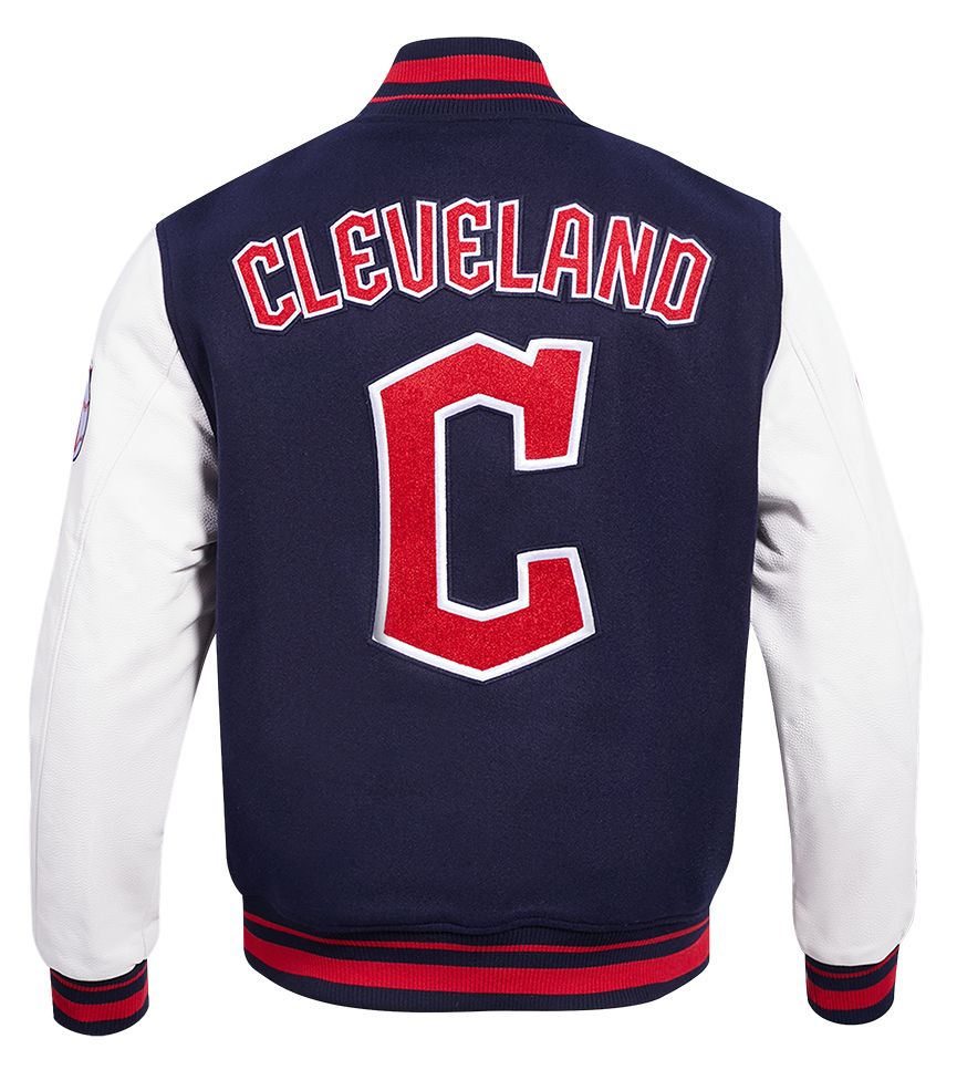 Pro Standard Men's Cleveland Guardians Navy Retro Classic Jacket product image