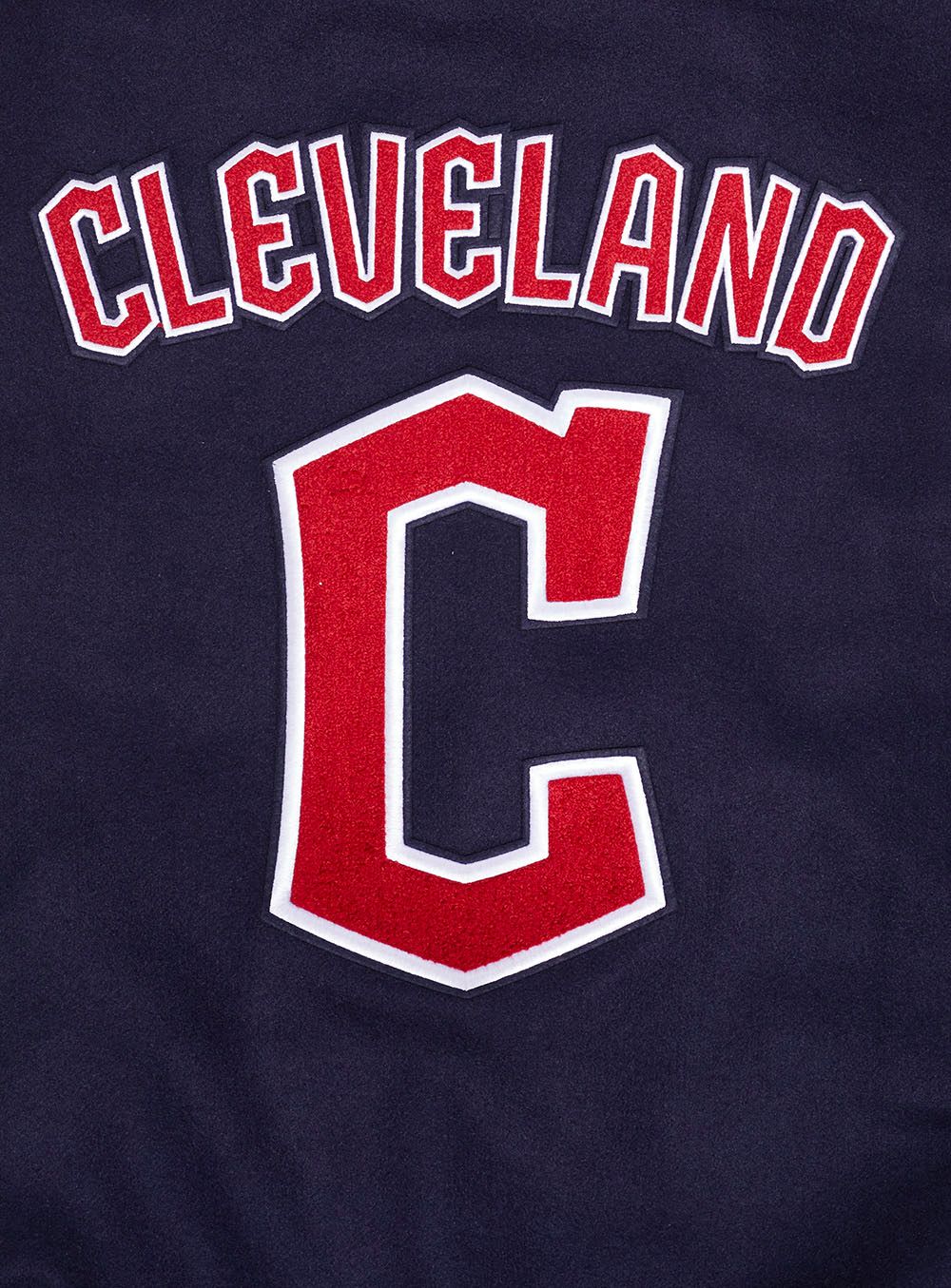 Pro Standard Men's Cleveland Guardians Navy Retro Classic Jacket product image