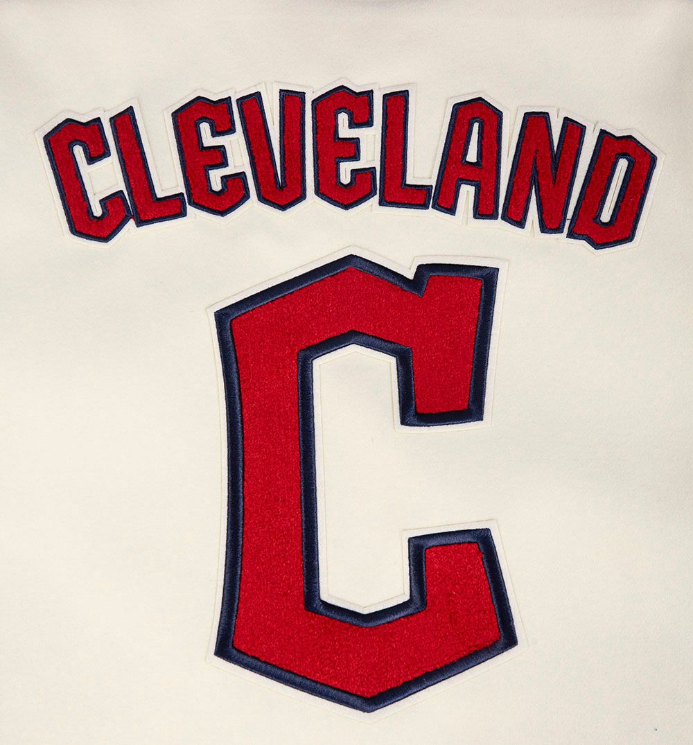 Pro Standard Men's Cleveland Guardians Wool Varsity Jacket product image