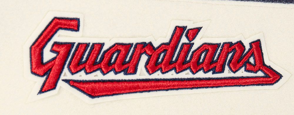 Pro Standard Men's Cleveland Guardians Wool Varsity Jacket product image